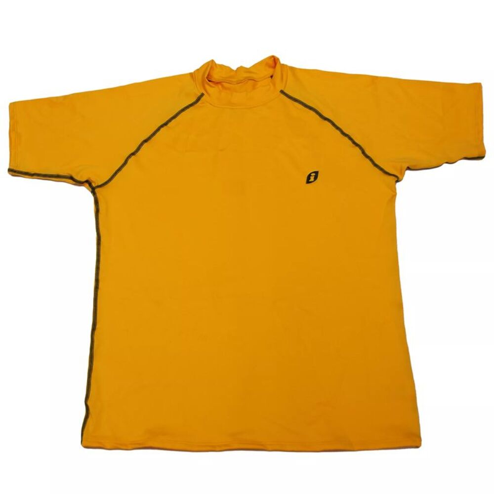 Ironclad Men's 1st Layer Form Fit Short Sleeve Work Shirt in Orange, XL